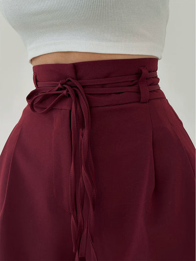 Colette - High-Waisted Pants with Wide Legs