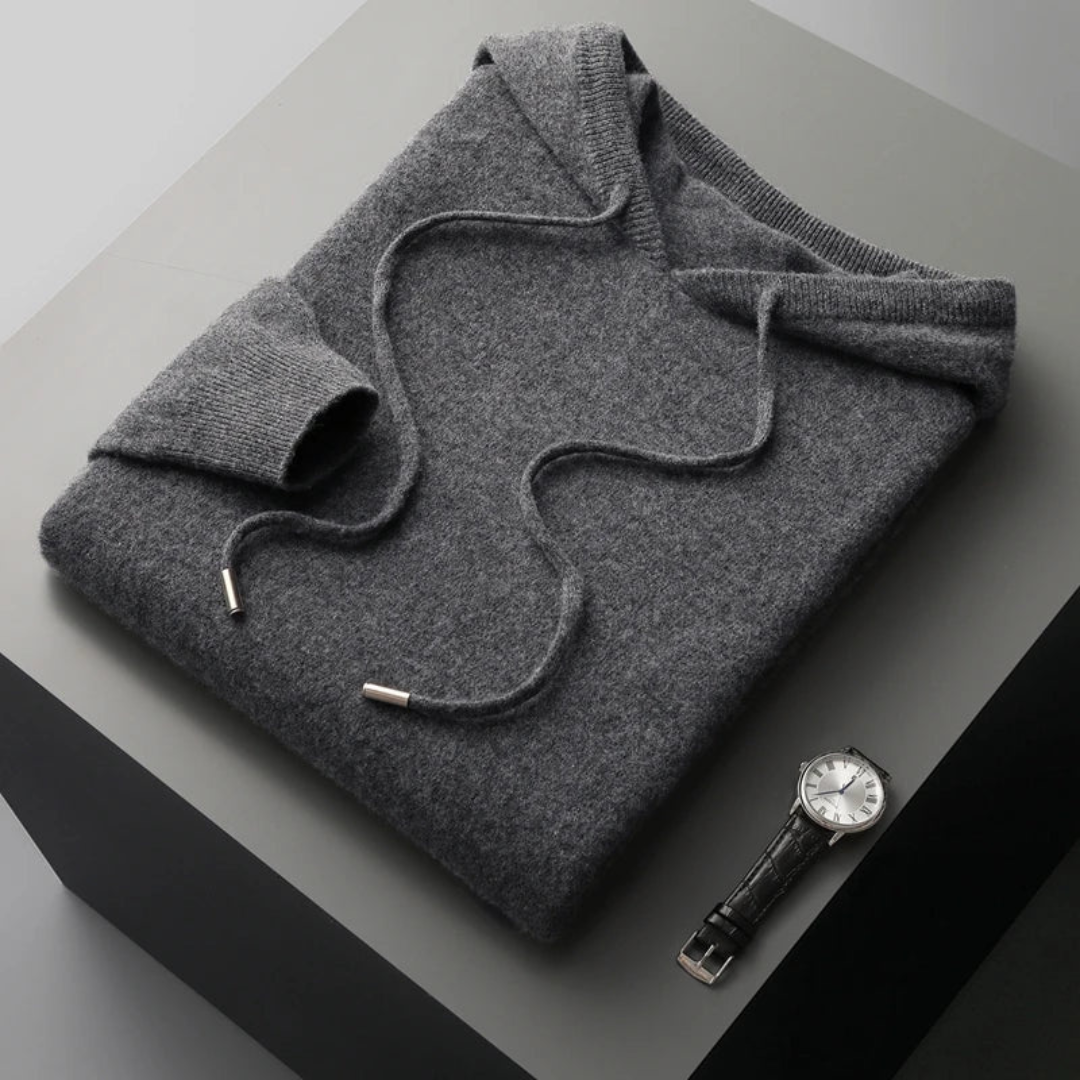 Glacier Merino Wool Sweater Hoodie