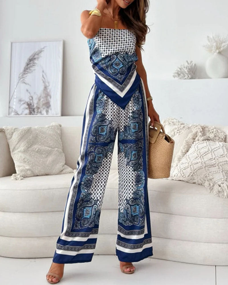 ELLA/ Pants Two-Piece Set