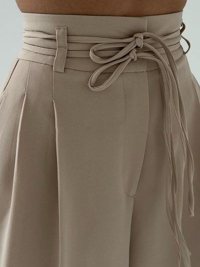 Colette - High-Waisted Pants with Wide Legs