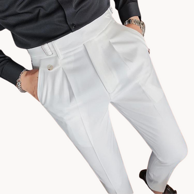 Marcello Sharp Pleated Trousers