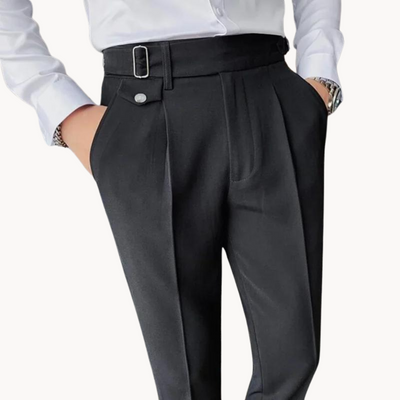 Marcello Sharp Pleated Trousers