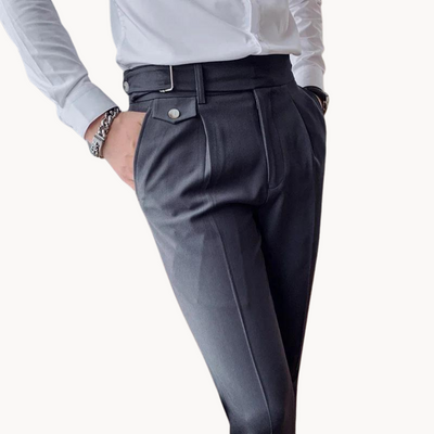 Marcello Sharp Pleated Trousers