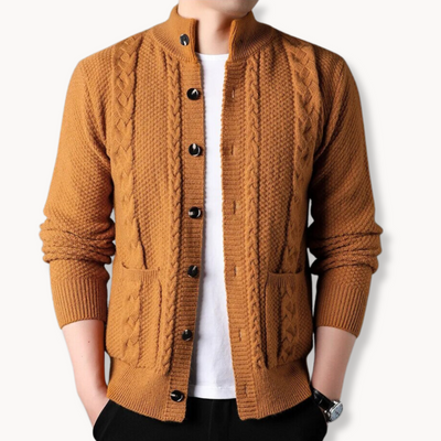 Soren Cable Wool Cardigan