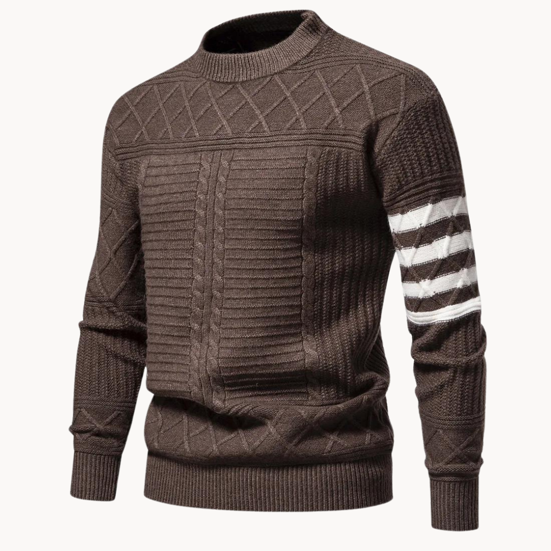 Warren Cable Crewneck Sweater