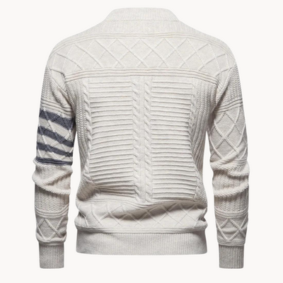 Warren Cable Crewneck Sweater