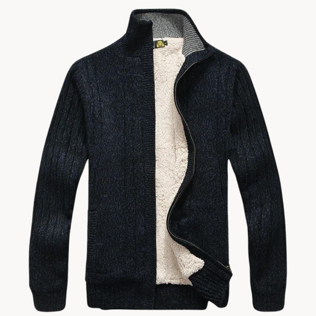 Harrison Cozy Knit Zip Cardigan