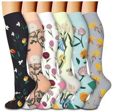 Evie Compression Socks 6 Pairs (15-20mmHg) For Ultimate Support