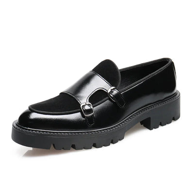 Jacob | Elegant Two-Buckle Leather Loafers