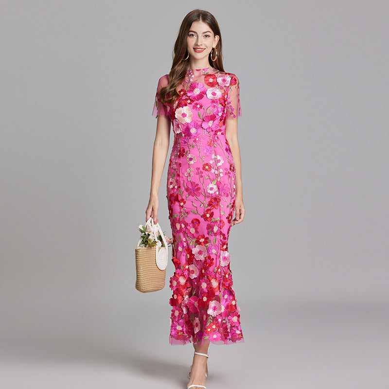 Chicca’s Floral Finesse Dress