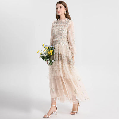 Chicca’s Floral Luxe Dress