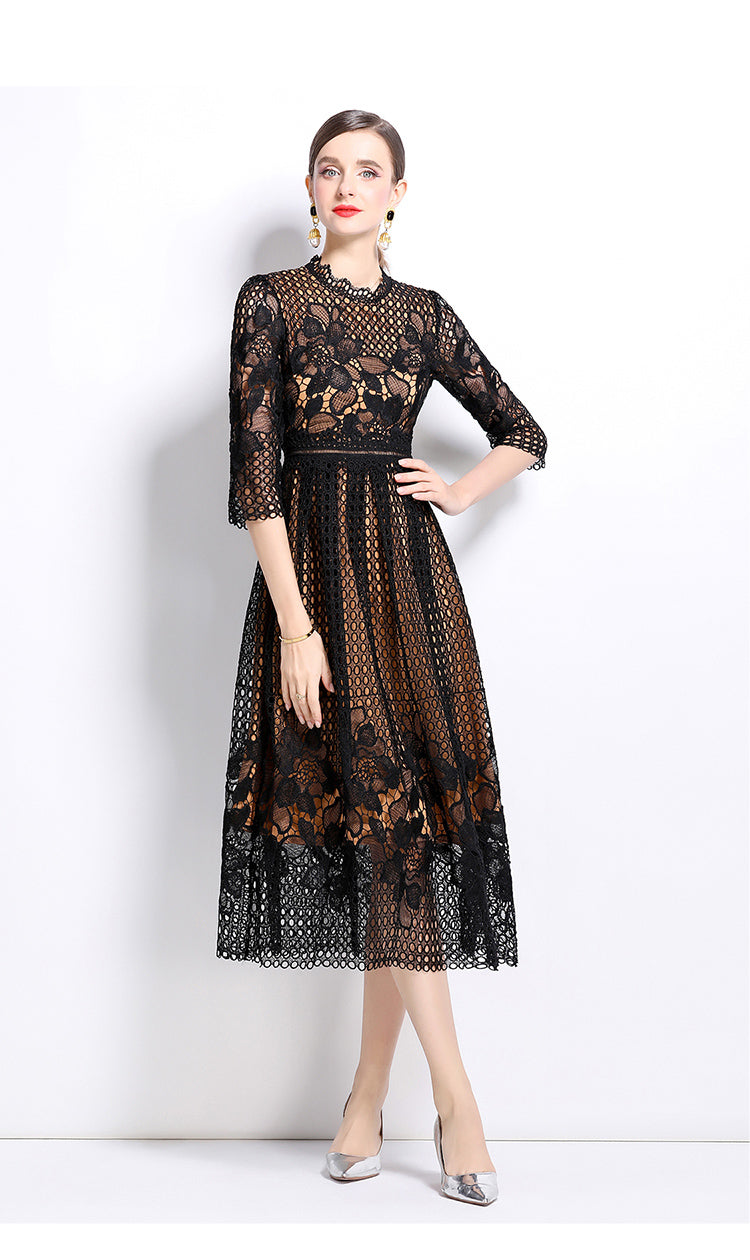 Chicca’s Luxe Lace Dress