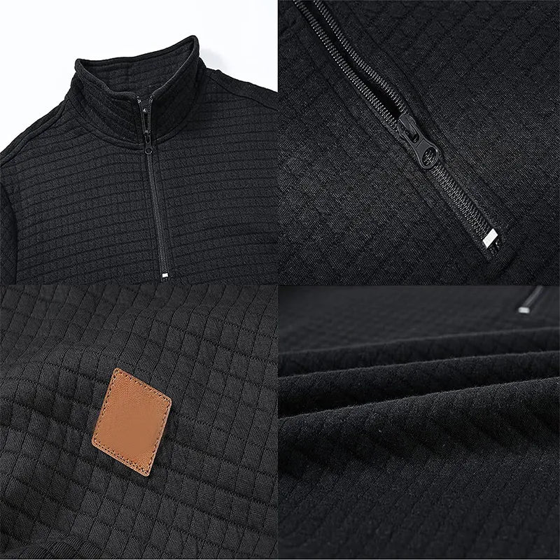 James Quarter Zip Sweater