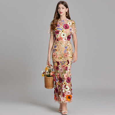 Chicca’s Floral Finesse Dress