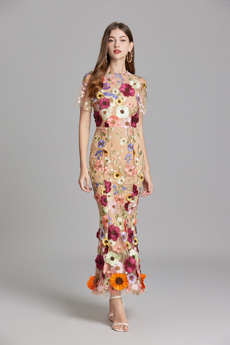 Chicca’s Floral Finesse Dress