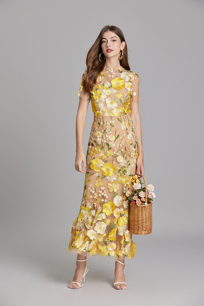 Chicca’s Floral Finesse Dress