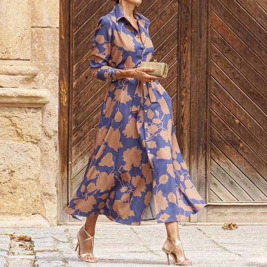 Dionne - Elegant Dress with V-Neck