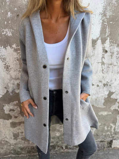 Adriana | Cardigan with buttons and hood