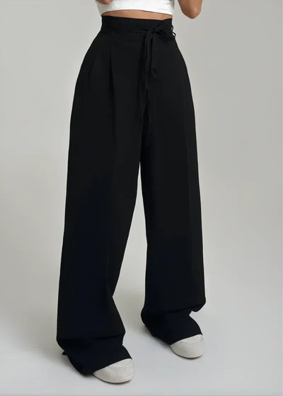 Colette - High-Waisted Pants with Wide Legs