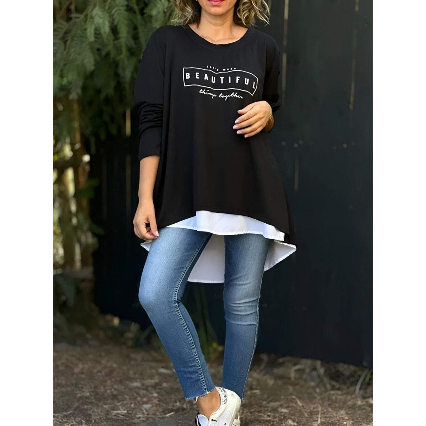 STYLISH" Long Sleeve T-Shirt