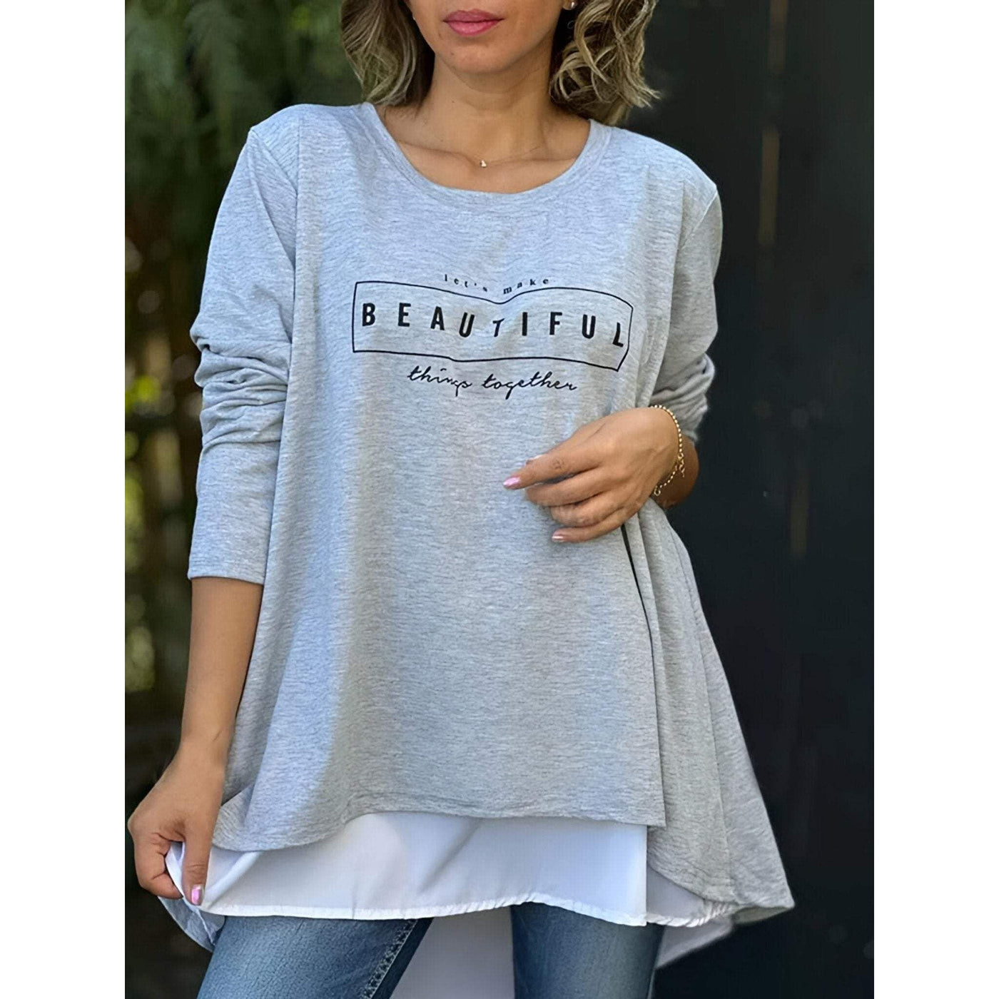 STYLISH" Long Sleeve T-Shirt