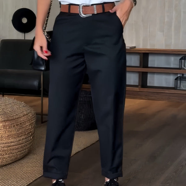 Ramona | Striped Suit Trousers