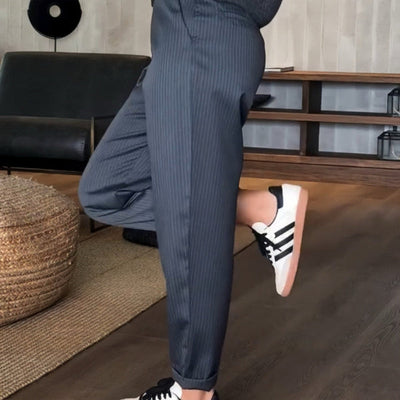 Ramona | Striped Suit Trousers
