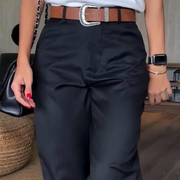 Ramona | Striped Suit Trousers